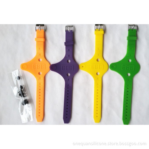 fashion silicone key purse, keychain with name